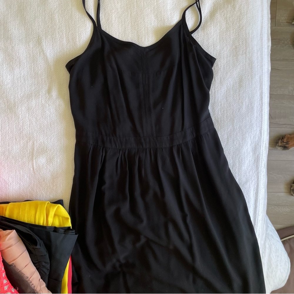 Splendid Black Strappy Mini Dress
